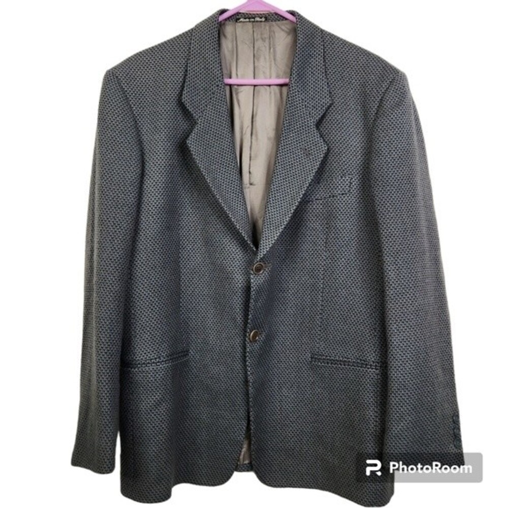 Mani by Giorgio Armani Mens Virgin Wool Blazer Size 40R